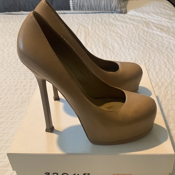 YSL Tribtoo heels in Nappa/Nude size 38/8. - Picture 5 of 6